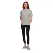 Replay Womens Graphic Tee Bio Garment-Dyed Organic Cotton T-Shirt Grey