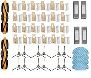 [Jodriva] for Ecovacs Deebot T9 AIVI T8 AIVI N8 Pro dust Bag Parts Main Side Brush HEPA Filter Robot Vacuum Cleaner Replacement Accesories Robot Vacuum Accessory Kit(46pcs)