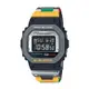 【CASIO G-SHOCK】復古錄音帶風格方形數位運動腕錶-拼接色/DW-5610MT-1/台灣總代理公司貨享一年保固