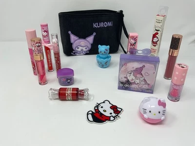 Fun Kuromi Bundle: Lippies, Mascara, Makeup Sponge, Liquid Lipstick, HK Patch