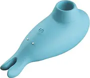 Place Vibrator, Smart Sex Toy, Clitoral Sucker, Intimate Stimulator with 7 Frequency Suck, USB Charging,Blue