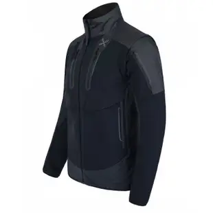 MONTURA 軟殼外套/登山夾克背心兩用 Brave 彈性耐磨立領外套 男款 MTJCW03X 90 黑色 零碼特價