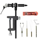 Fly Tying Tools Combo Kit Fly Tying Vise Bobbin Holder Threader Whip I8Q7