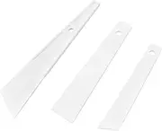 Glue Spreader ZYAMY 3IN1 White Plastic Glue Smear Sticks Craft Adhesive Paste PVA Applicator Spatula DIY Leather Craft Tool (20mm/30mm/40mm)