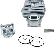 [Hujago] 1144 020 1200 56mm Big Bore Nikasil Cylinder Piston Kit For Stihl Chainsaw MS661 MS661C-M MS661C-M-RVWZ-Magnum MS661C-M-RZ-Magnum MS661C-M-W MS661C-M-Z-Magnum 1144-020-1200