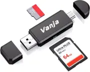 SD Card Reader Flash Drive Micro USB Memory Stick Fold Storage Thumb Stick Pen