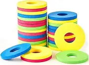 36 Pieces Foam Disc Shooter Spare Flying Foam Disc Toy for Remote Control Robot Toy, Red, Blue, Yellow, Green