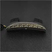 Indicators Flowing Turn Signal Motorcycle Lights Rear - Red LED Brake Tail Light For Harley Sportster XL 883 1200 Iron Forty-Eight Cafe Racer Turn Signal Indicator(Smoked)