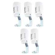 5 Pcs Candle Lamp Socket E14 Lamp Base Replacement Light Socket