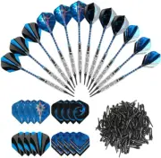 DS. DISTINCTIVE STYLE 18-Gram Soft Tip Darts Set of 12 with 120 Darts Plastic...