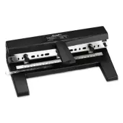 Swingline 40-Sheet Heavy-Duty Two-to-Seven-Hole Adjustable Punch 9/32" Holes