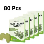 80pcs Knee Patch Wormwood Knee Sticker Plaster Extract Analgesic Cartilage Pain Relieving Patch