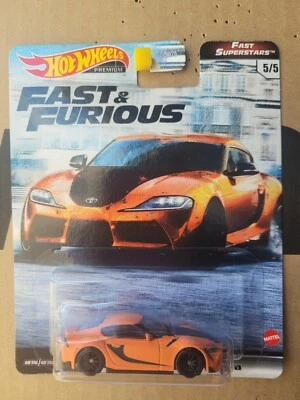 Hot Wheels 2021 - TOYOTA GR SUPRA [ORANGE] FAST AND THE FURIOUS FAST SUPERCARS