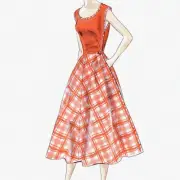 Vintage Chic Wrap Dress Sewing Kit - Sizes 8-16, Multicolor (Code V1864)