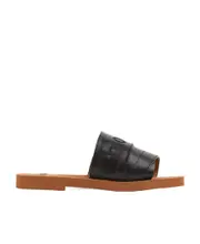 Chloé Woody Flat Mules 35 Black