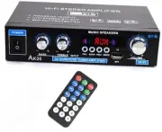 AK35 Stereo Amplifier Home Audio Bluetooth 5.0 Max 200W 2.0 Channel Mini