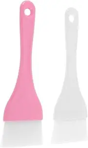 FRCOLOR 2pcs Body Lotion Applicator Brush Flat Foundation Brush Large Soft Bristle Tool for Smooth Application Skincare Massage Accessory