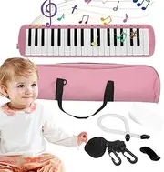 37 Key Melodica Instrument,Air Piano Keyboard Musical Instrument - Blow Keyboard Melodica Instrument for Child Harmonica Piano Enthusiasts, Melodica Musical Instrument for Beginner Kids