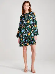 floral garden tulip dress