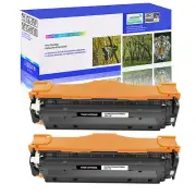 2PK CE410A Black Toner for HP 305A Laserjet Enterprise 400 color M451dn M451dw