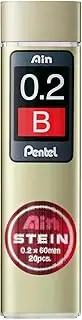 Pentel Ain Stein C272W-B Mechanical Pencil Refills, 0.2 B, 10 Pieces