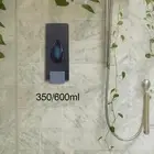 Liquid Soap Dispenser Wall Mounted Shower Shampoo Hand Wash for Restaurant
