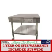 Work Bench with 2 Drawers and Under Shelf - SWBD8-2