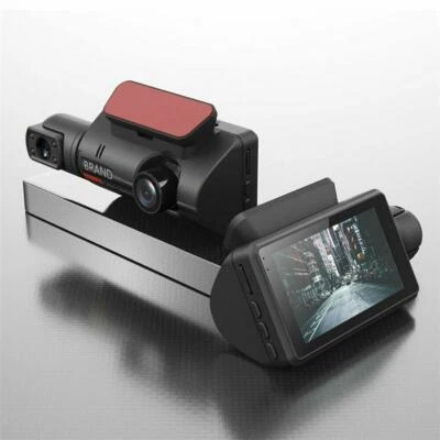 3in Car DVR Camera Dash Cam Dual Lens Video Record Driving Recorder Night Vision (for: Renault)