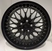 GWG NS5 17 inch Black Gold Rim fits MITSUBISHI ECLIPSE GT 2000 - 2012 (for: Mitsubishi)