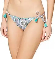 [Seafolly] Women's Summer Chintz Brazilian Tie Side Bikini Bottoms, Multicolour