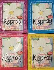 Balinese Kispray 4X 21 Ml Sachet Bali Fabric Softner with Bonus Freeby Free Post