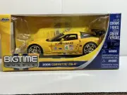 JADA BIGTIME MUSCLE BTM 2005 CHEVROLET CORVETTE C6-R 1:24 YELLOW DIECAST #93