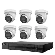Hilook by Hikvision 6mp ACUSENSE built in mic 3,4,6,8,10,12,14,16 camera kits