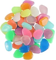 OFFSCH Resin Rubbles Fish Tank Decoration Luminous Stones Decorative Pebbles Aquarium