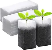 200 PCS 5.5"x6.3" Nursery Bags, Non-Woven Fabric Seedling Bags Biodegradable, Grow Bags for Home Garden Supply, Tree, Flower, Vegetable Seed Starter Bags, Nursery Pots Container Plants Pouch