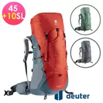 丹大戶外【DEUTER】德國 拔熱式透氣背包 女性窄肩款45+10SL 3色 3340421 登山背包│後背包│登山包