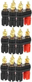 ARTIBETTER 3sets Speaker Terminal Parts Crimping Tool Included Easy Install Speaker Supplies 3pcs*3