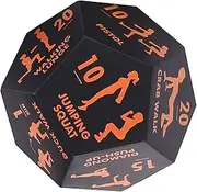 Fitness Dice - Dice Game for Group Fitness - Multi-Functional Home Gym Workout Equipment for Women Postnatal Recovery Men Kids