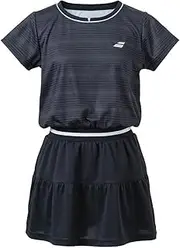 [Babolat] Tennis Wear Women's Club Dress One Piece BWG4333C 2024SS Late March Release, Black, XL