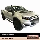 Fender Flares Matte Black for Ford Ranger PX2 2015 2016 2017 2018 Slim Guard