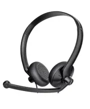 Feabask EH07D Computer Headset Noise-Cancelling Microphone PC Laptop iPhone New