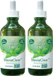 Sweetleaf Stevia Clear Liquid 4 Oz 2 Pack EXP July 2027