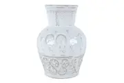 Maine & Crawford 22x16cm Boas Floral Olpe Stone Vase Home/garden Decor White
