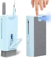 Hkkpet 8 in 1 Multifunctional Electronic Cleaner kit - Keyboard Cleaning Kit, Laptop Cleaner with Brush, Electronic Cleaning Tool for Airpods pro/Laptop/Phone/Computer/Screen,Blue