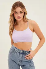 Purple Bralette Seamless - Size S, Women's Bralette