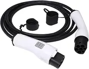 IEC62196-2 Cord for Electric Vehicle Station EV Charging Cable Type 2 to GBT 5M 32A 22KW Three Phase,Compatible with GBT EVSE Car Charging(7M 1Phase 7KW)