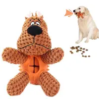 在飛比找Yahoo!奇摩拍賣優惠-樹懶布絨狗玩具 益智漏食發聲潔齒互動陪伴寵物用品 寵物藏食漏