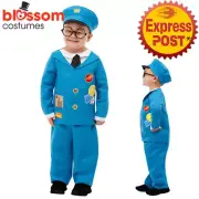 CK1659 Boys Girls Postman Pat TV Cartoon Show Book Week Fancy Dress Up Costume