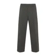 [Gucci] Gucci-Green Jersey Polyamide Pants-Uomo M STAND