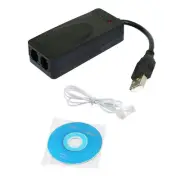 Dual RJ11 Ports USB 56K External Dial Up Voice Fax Data Modem Windows 10 8 7